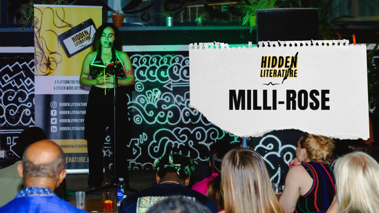 Milli-Rose performs at Hidden Literature MY WORD!