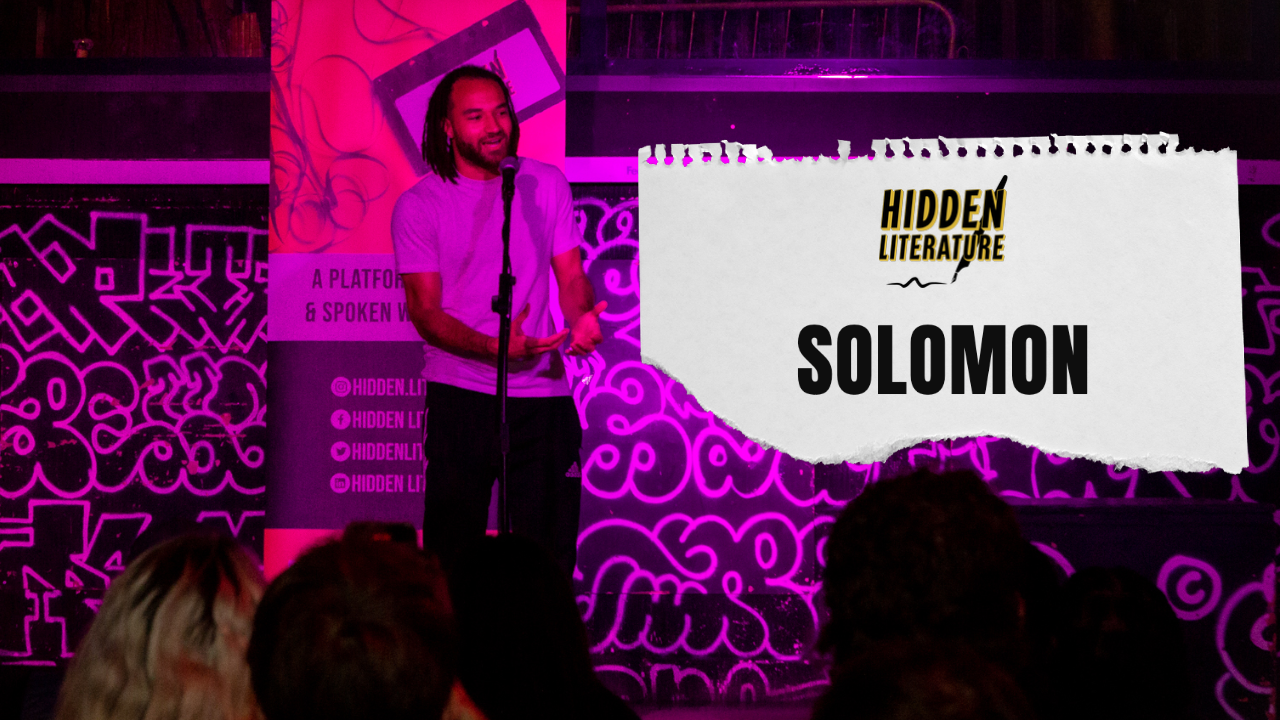 Solomon performs at Hidden Literature MY WORD!