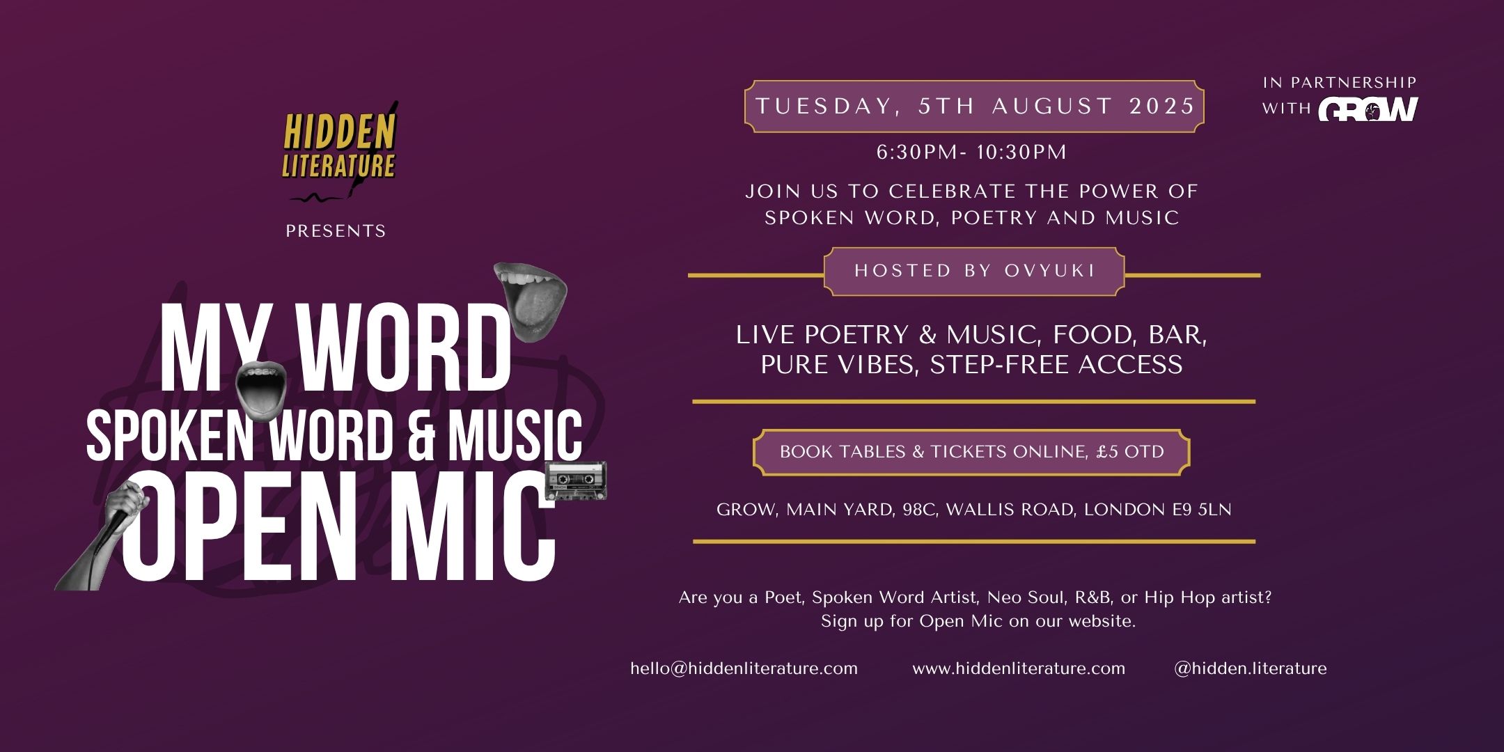 London Open Mic Hackney