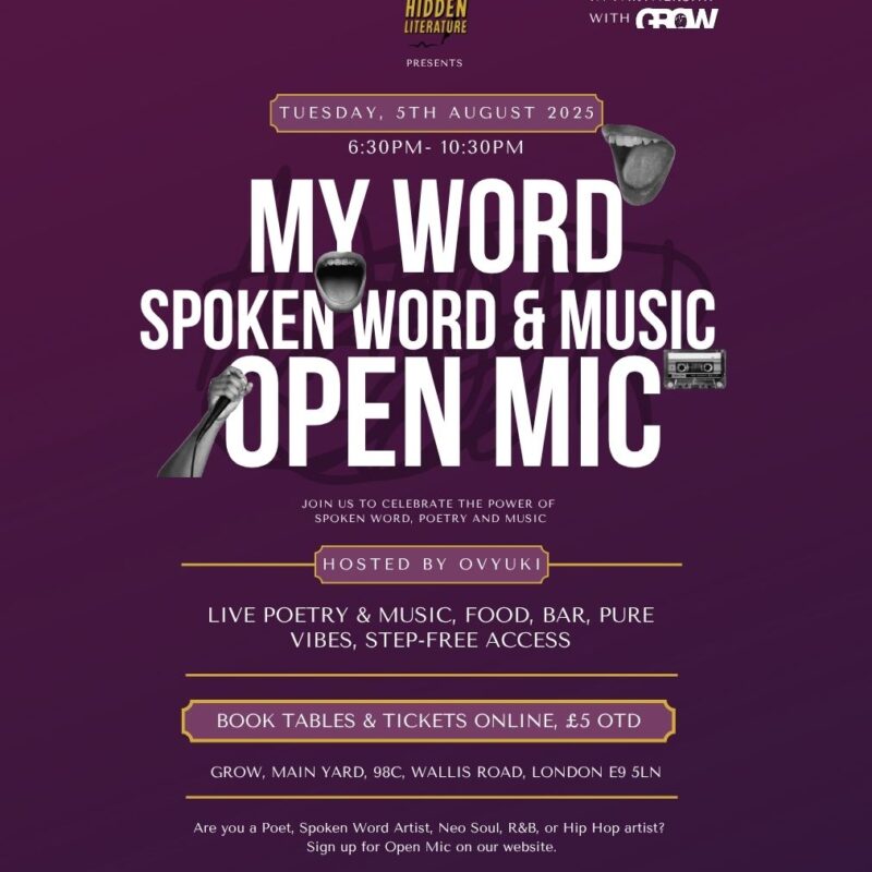 London open mic Hackney